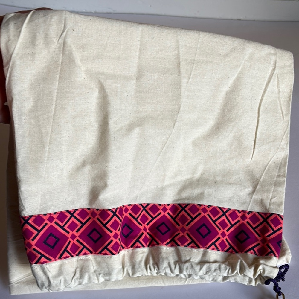Tory Burch large cotton dust bag